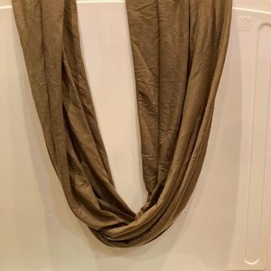 Light olive green scarf perfect for fall layering